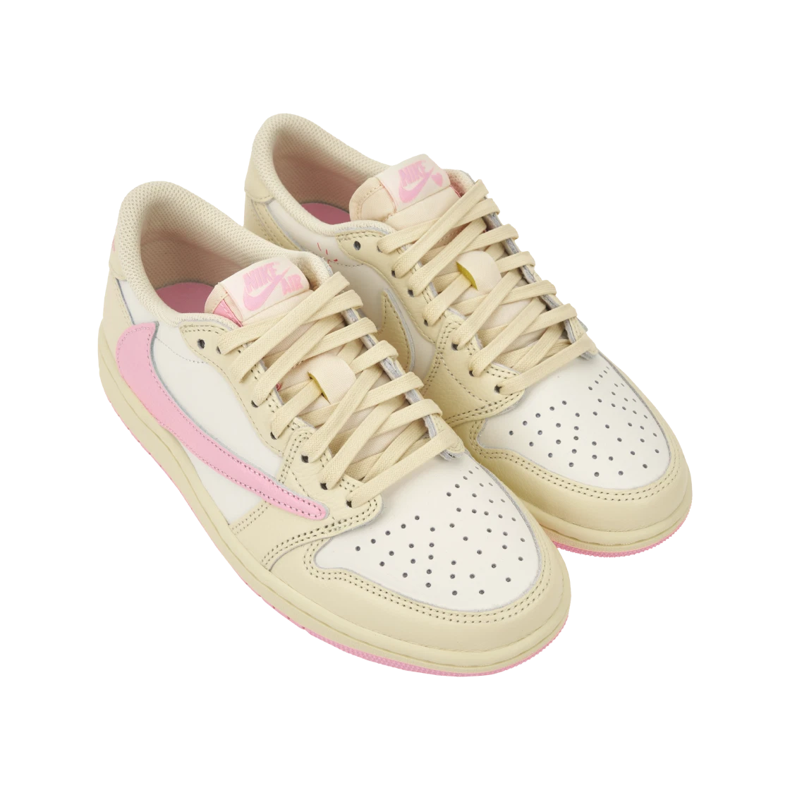 Travis Scott X Nike Air Jordan 1  Retro Low OG SP Muslin Shy Pink