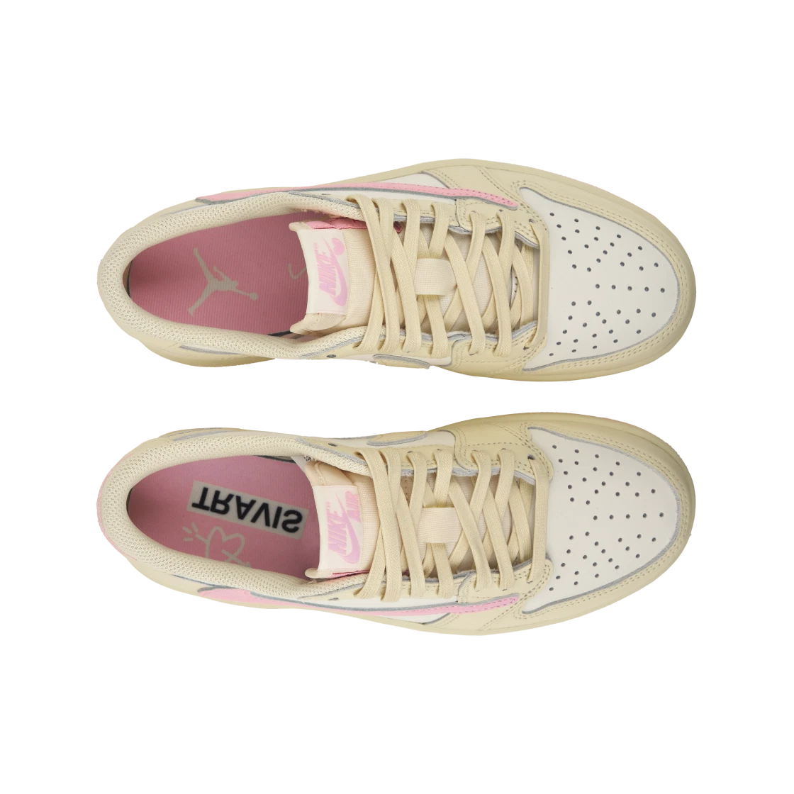 Travis Scott X Nike Air Jordan 1  Retro Low OG SP Muslin Shy Pink