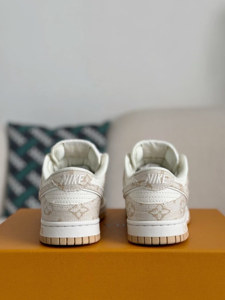 Nike Dunk Low Custom – Louis Vuitton Beige Monogram Edition